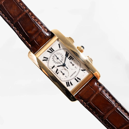Cartier Tank Américaine 1730 Yellow Gold