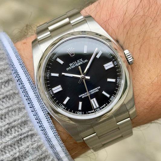 Rolex Oyster Perpetual 116000 cadran noir