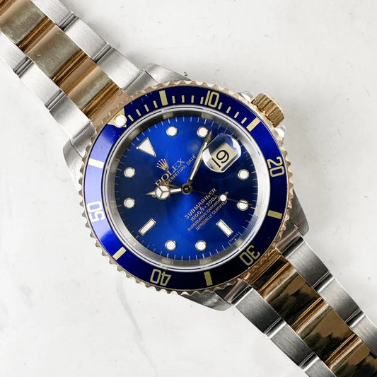 Rolex Submariner 16613 bleu