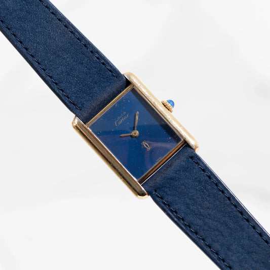 Cartier Tank Must GM Lapis Lazuli Dial