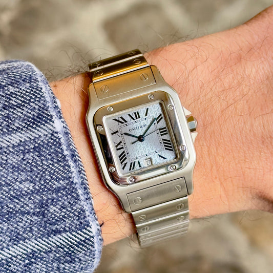 Cartier Santos Galbée 1564 "Blue Ice"