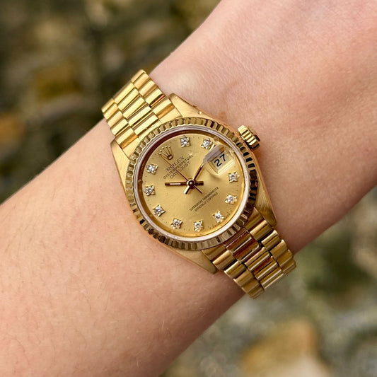 Rolex Gold Lady Datejust ref 69178
