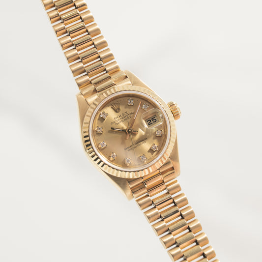 Rolex Gold Lady Datejust ref 69178