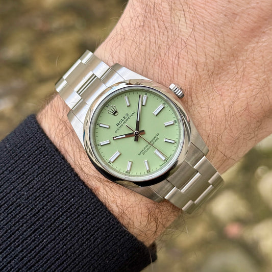 Rolex Oyster Perpetual 34mm 124200 Pistachio