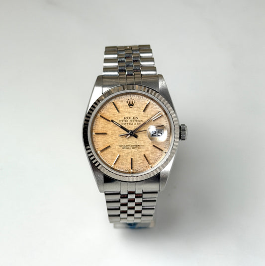 Rolex Datejust 16234 Linen dial