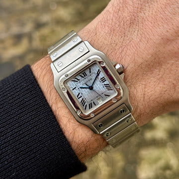 Cartier Santos Galbée 1564 "Blue Ice"