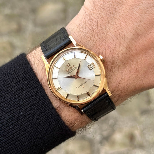 Omega Constellation "Pie Pan" Or rose 18k NOS
