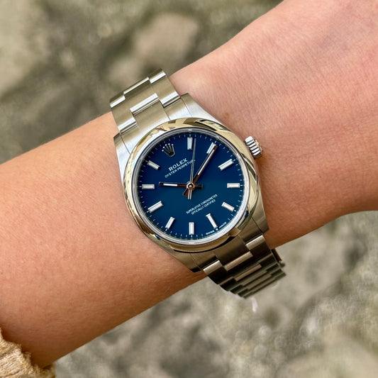 Rolex Oyster Perpetual 277200 Med Blue