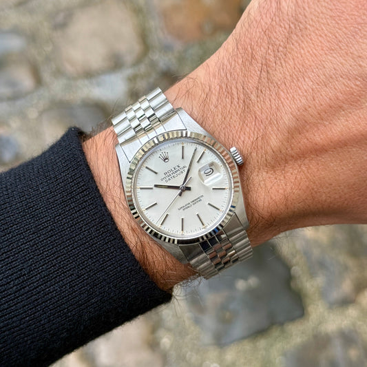 Rolex Datejust 16014 , cadran blanc