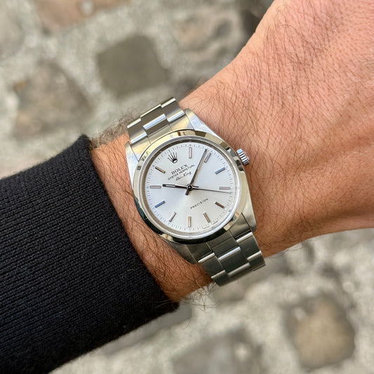 Rolex Airking 14000M 34mm cadran silver