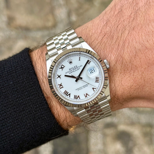 Rolex Datejust 126234 white dial 36mm