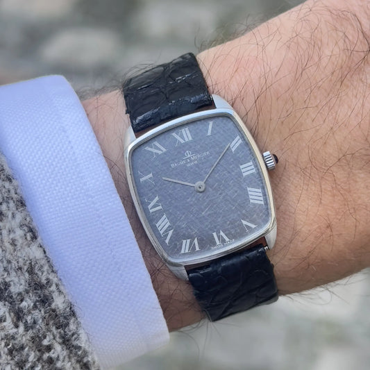 Baume & Mercier Tonneau or blanc 37060