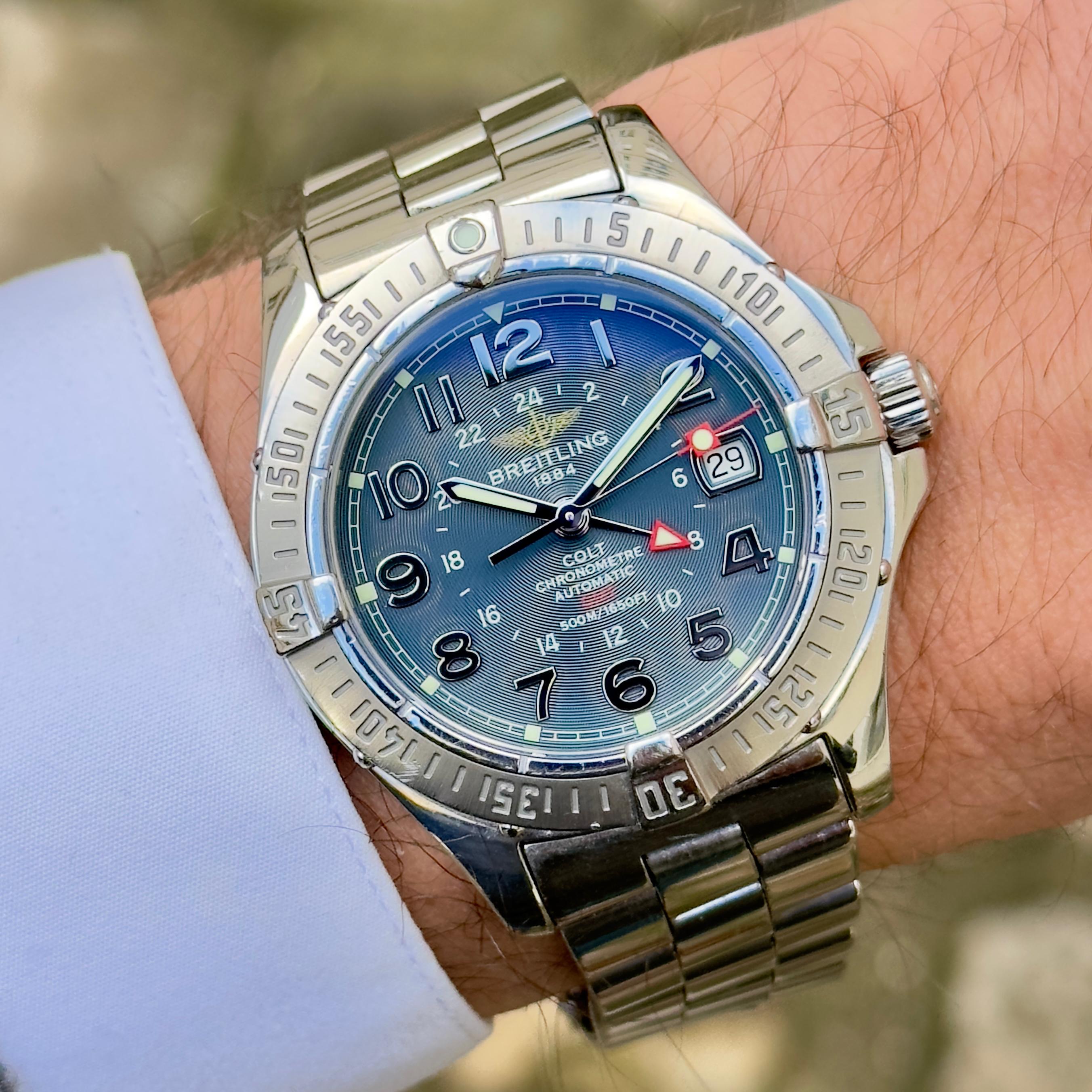 時計 BREITLING Colt GMT. A32350 Breitling Colt GMT A32350 – L'Atelier Des Tocantes