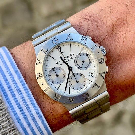Bvlgari Diagono CH 35 S cadran blanc