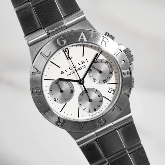 Bvlgari Diagono CH 35 S cadran blanc