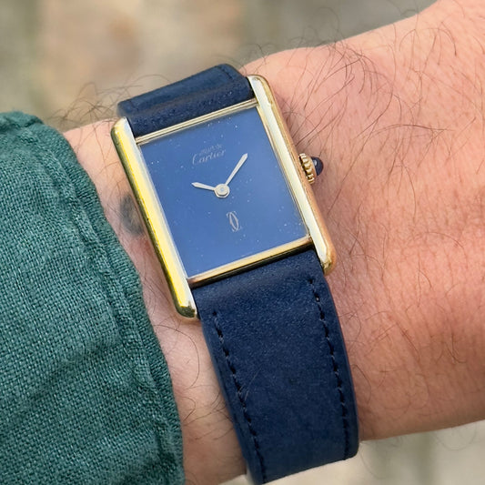 Cartier Tank Must GM Lapis Lazuli Dial