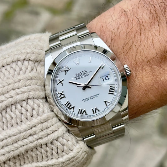 Rolex Datejust 126300 cadran blanc