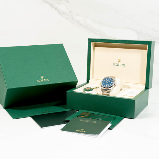 Rolex Oyster Perpetual 277200 Med Blue