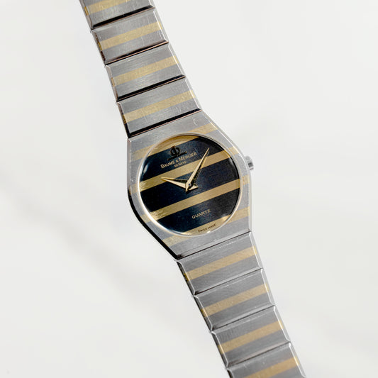 Baume & Mercier  "Zebra" ref 5208.038 cadran noir